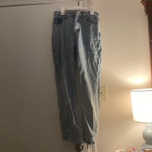 Blue mom jeans